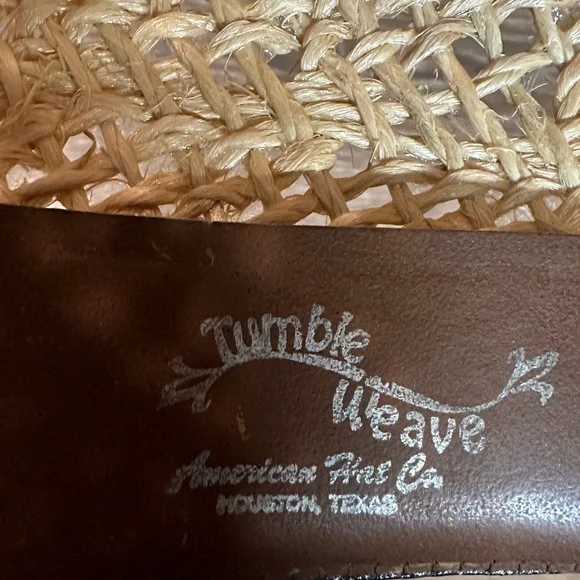 Vintage American Hat Co. Tumble Weave Cowboy Hat Size 7 - Picture 10 of 12